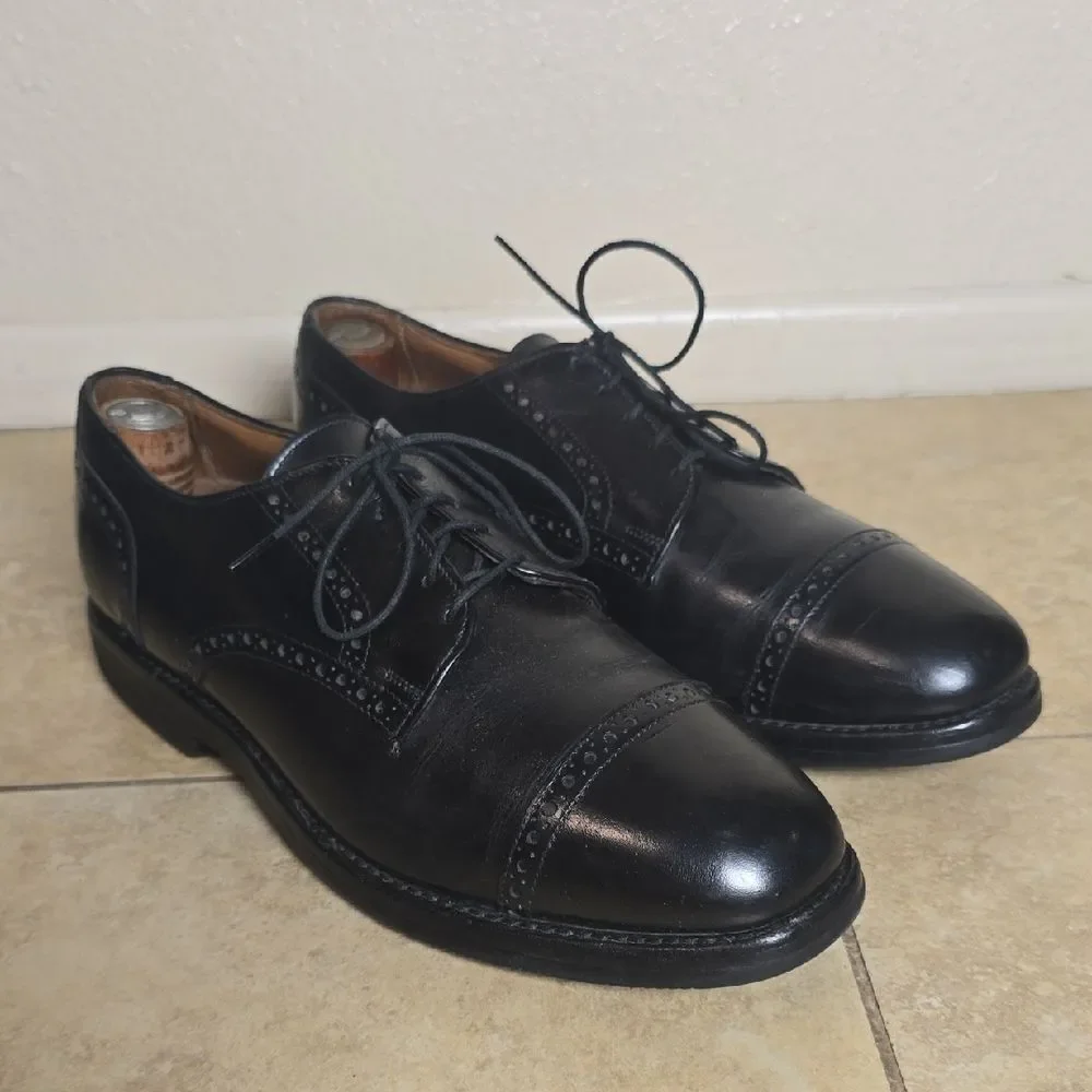 Allen Edmonds Classic Black Brogue Oxfords